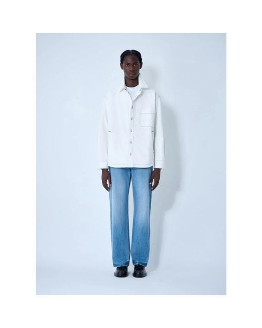 Jacquemus Klassieke Button-Down Shirt in het Blue voor heren