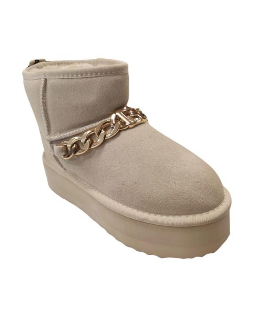 Gaelle Paris Natural Winter Boots