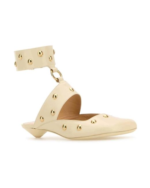 Chloé Metallic Ballerinas