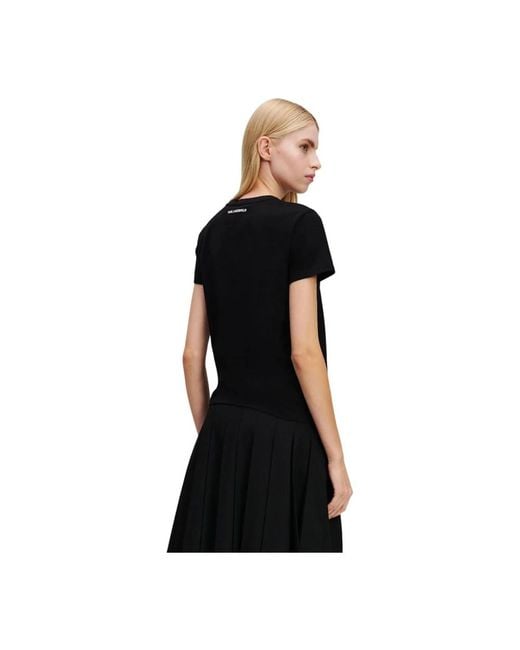 Karl Lagerfeld Black T-Shirts