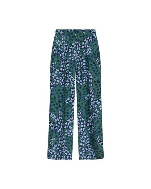 Lanvin Blue Wide Trousers