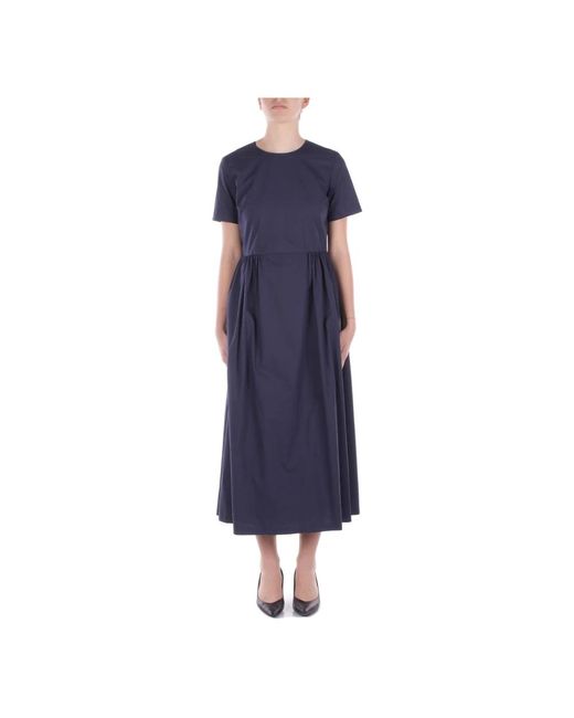 Add Blue Blaues Kleid Mit Reißverschluss
