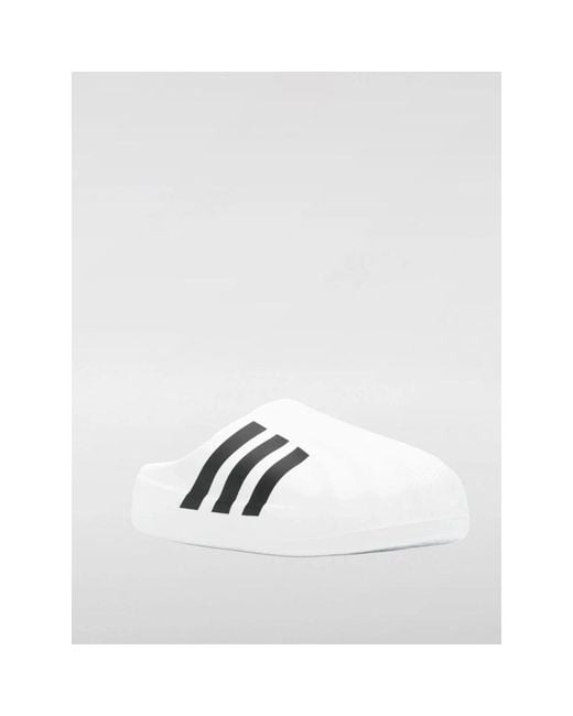Adidas Originals Adilette Comfort Slides in het White