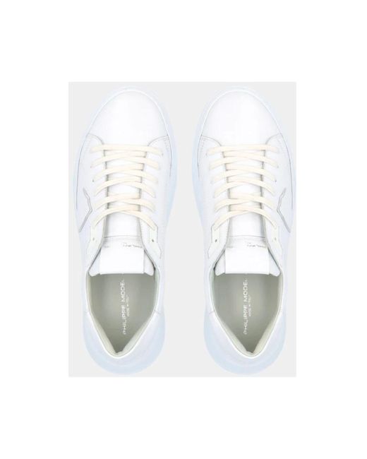 Philippe Model Sneakers in het White voor heren