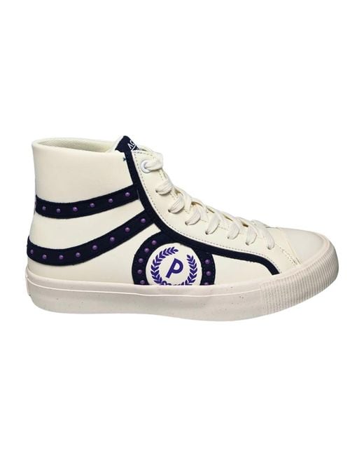 Pollini Blue Sneaker Gomma
