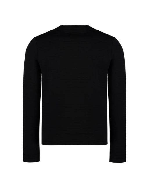 Jil Sander Black Long Sleeve T-Shirts for men