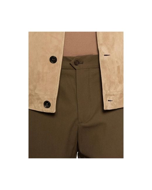 BRIGLIA Brown Chinos for men