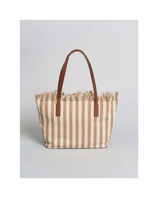 Mc2 Saint Barth Natural Tote Bags