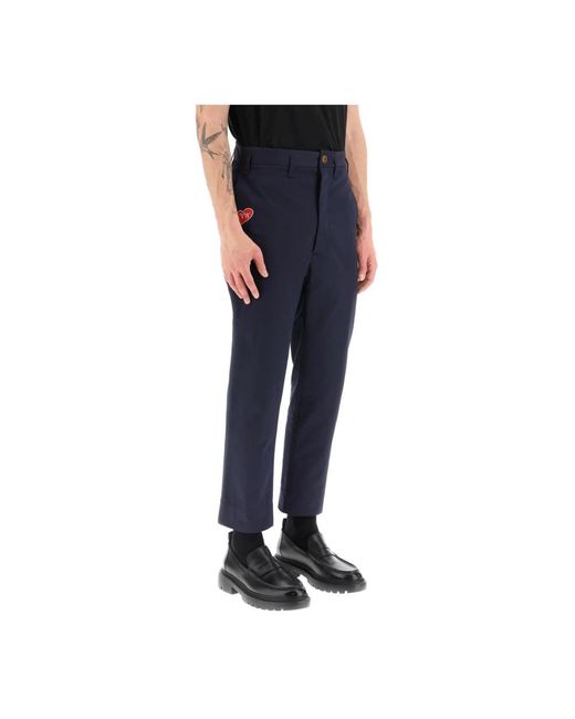 Trousers > cropped trousers Vivienne Westwood pour homme en coloris Blue