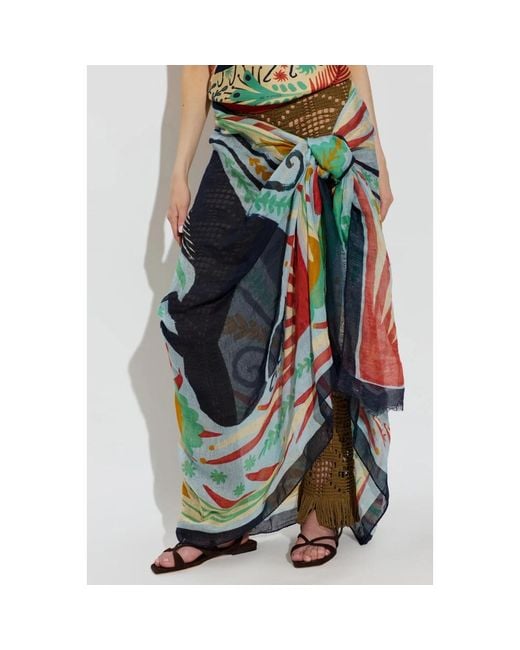 Etro Green Scarves