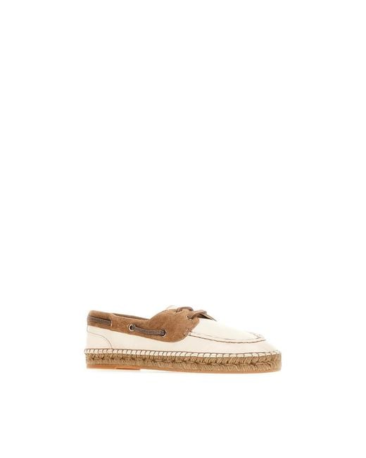 Brunello Cucinelli Natural Espadrilles