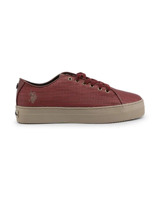 U.S. POLO ASSN. Red Sneakers