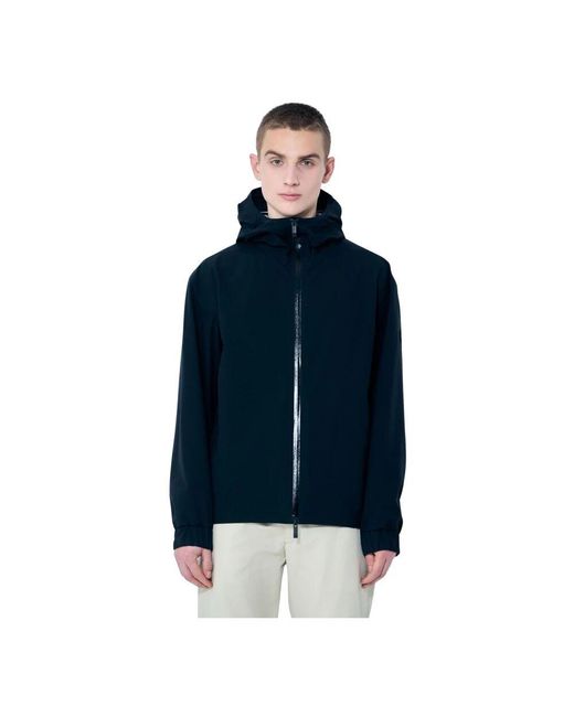 Moncler Wasserabweisende kapuzenjacke mit membran in Blue für Herren