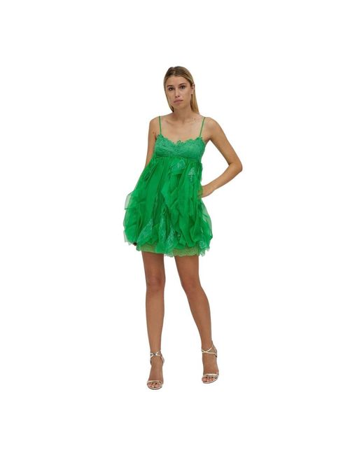 Ermanno Scervino Green Party Dresses