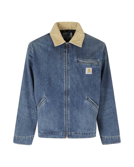 Carhartt Blue Denim Jackets for men