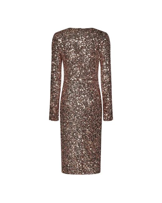 Dolce & Gabbana Brown Midi Dresses