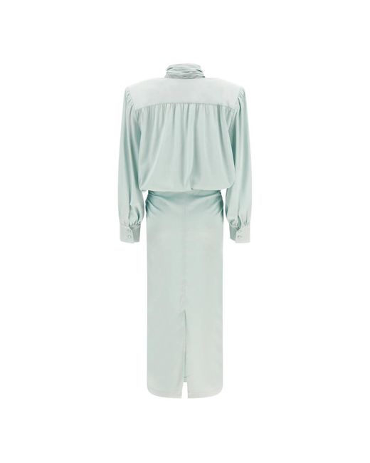 ROTATE BIRGER CHRISTENSEN Blue Midi Dresses