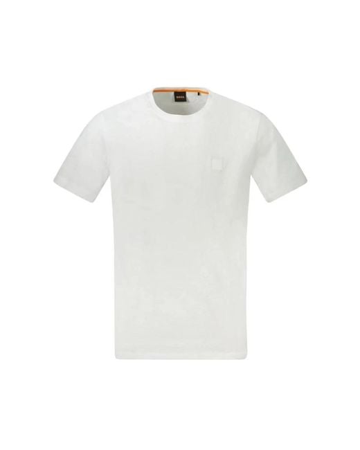 Boss White T-Shirts for men