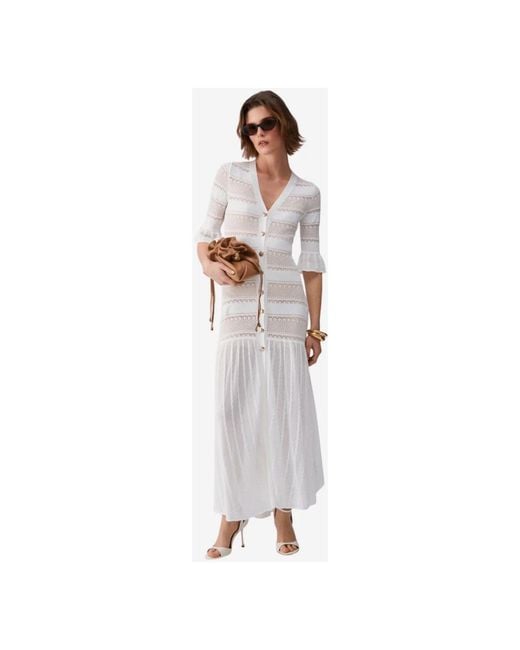 Liu Jo Gray Knitted Dresses