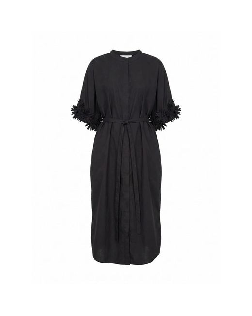 MEIMEIJ Black Midi Dresses
