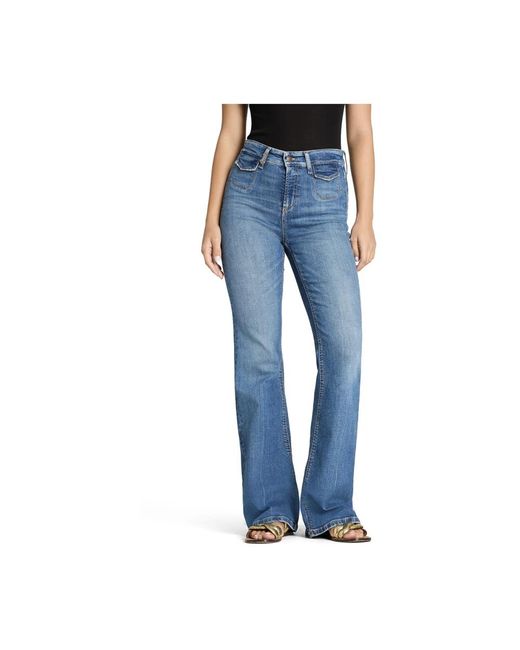 Cambio Blue Bootcut Jeans