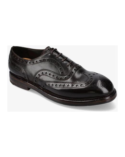Premiata Black Laced Shoes for men