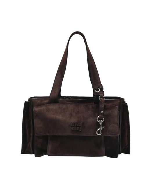 Miu Miu Black Shoulder Bags