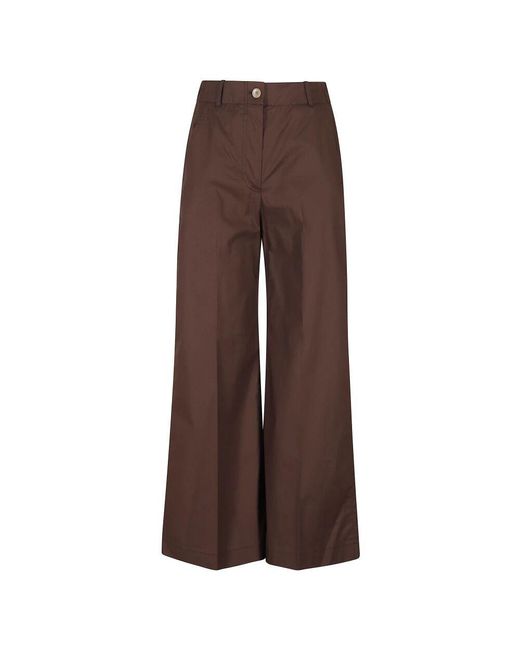 Seventy Brown Strickhose Mit Elastischem Bund
