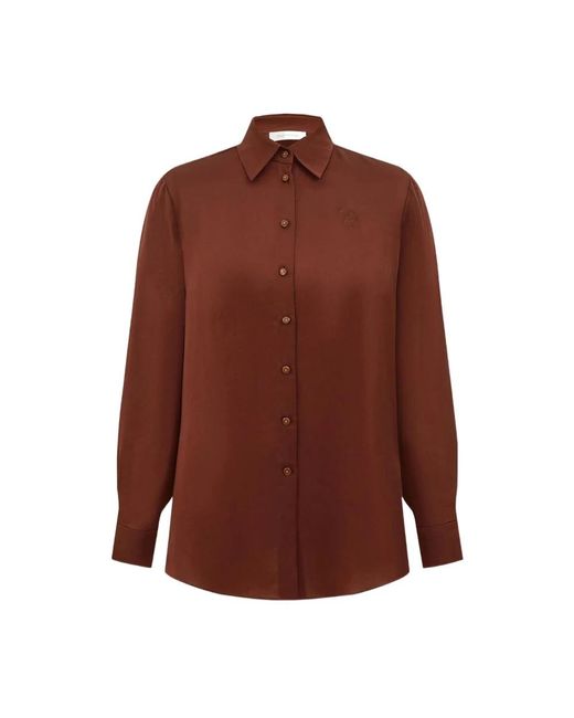 Zimmermann Brown Shirts Braun