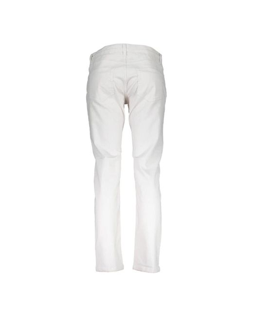 Gant Gray Slim-Fit Trousers