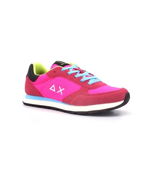 Sun 68 Purple Sneakers