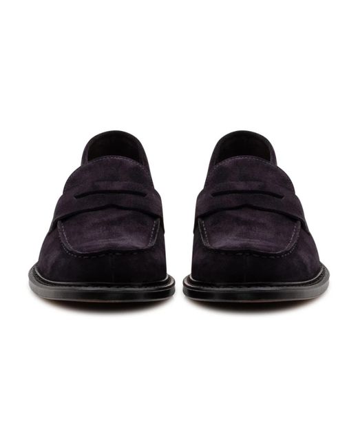 Doucal's Black Loafers for men