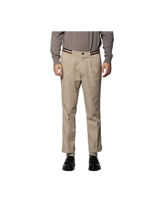 Mason's Broeken ,Katoen Pinces Icon Chino Pants in het Natural voor heren