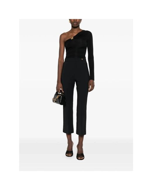 Elisabetta Franchi Black Cropped Trousers