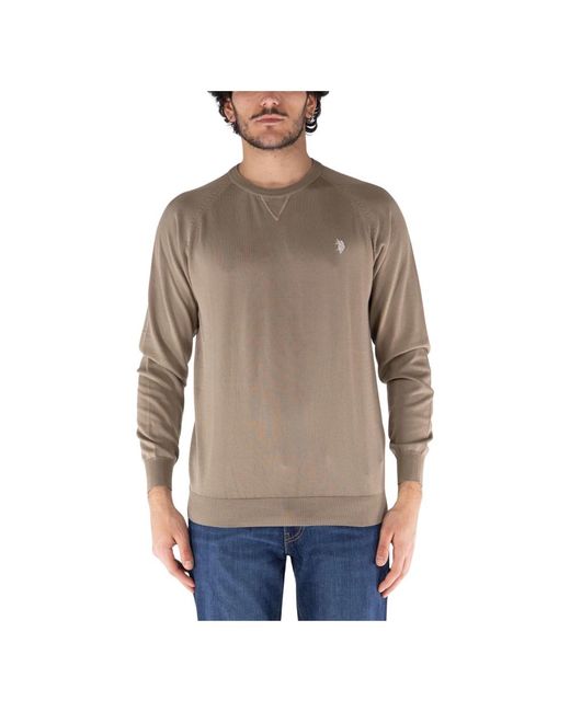 Knitwear > round-neck knitwear U.S. POLO ASSN. pour homme en coloris Brown