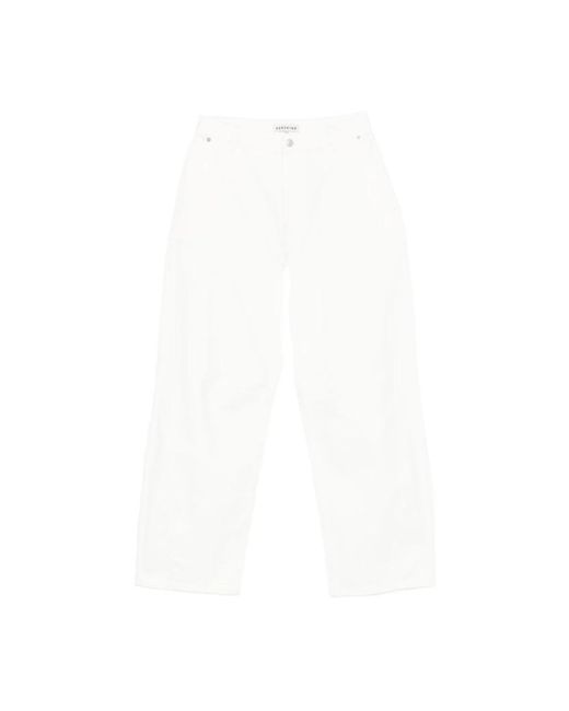 Birgitte Herskind White Straight Trousers