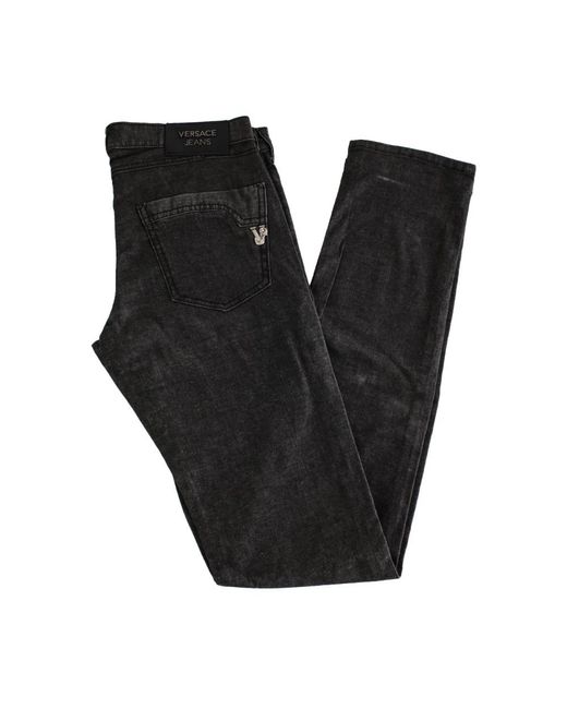 Versace Black Straight Jeans