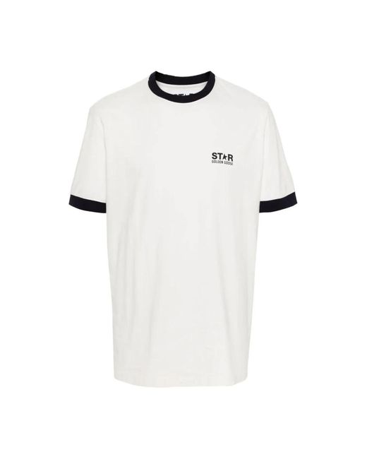 Golden Goose Deluxe Brand White T-Shirts for men
