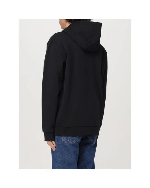 HUGO Zwarte Boss Crewneck Sweatshirt in het Black voor heren