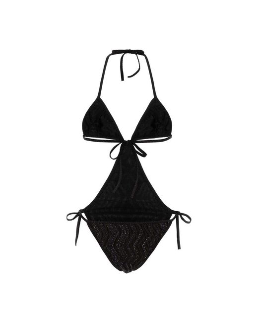 Missoni Sequins Zigzag Trikini in het Black