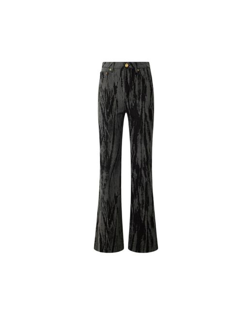 Roberto Cavalli Black Wide Trousers