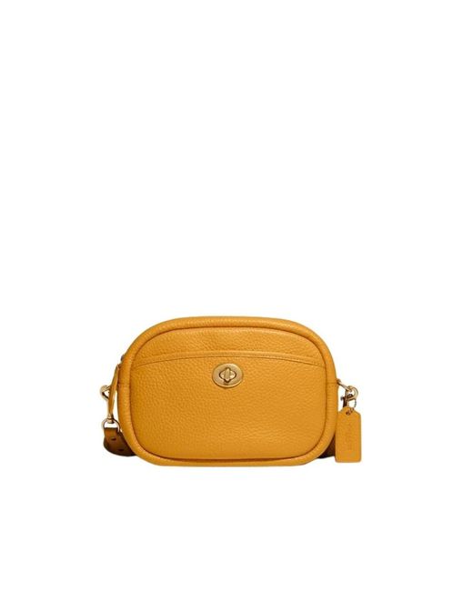 COACH Orange Cross Body Bags