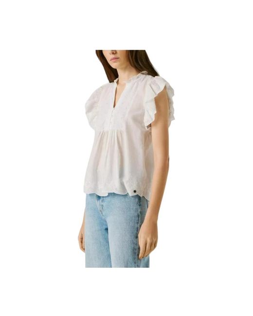 Pepe Jeans White Blouses