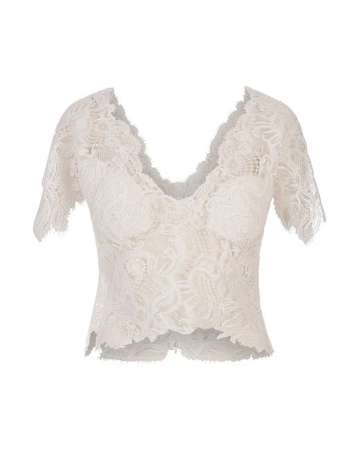 Blouses & shirts > blouses Ermanno Scervino en coloris White