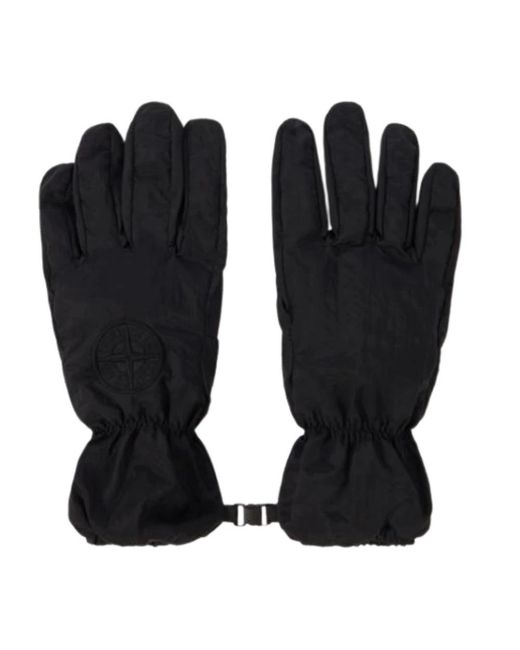 Gloves di Stone Island in Black da Uomo