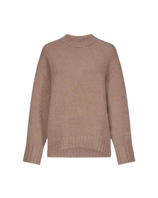 Loulou de Saison Brown Round-Neck Knitwear