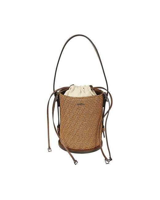 Max Mara Brown Bucket Bags