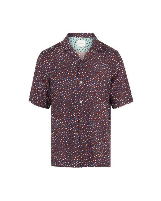 Paul Smith Purple Short Sleeve Shirts for men