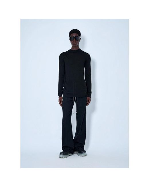 Rick Owens Blue Round-Neck Knitwear for men