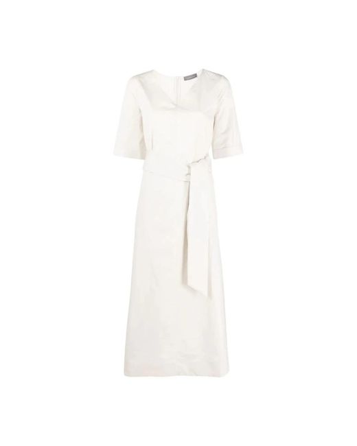 Lorena Antoniazzi White Midi Dresses